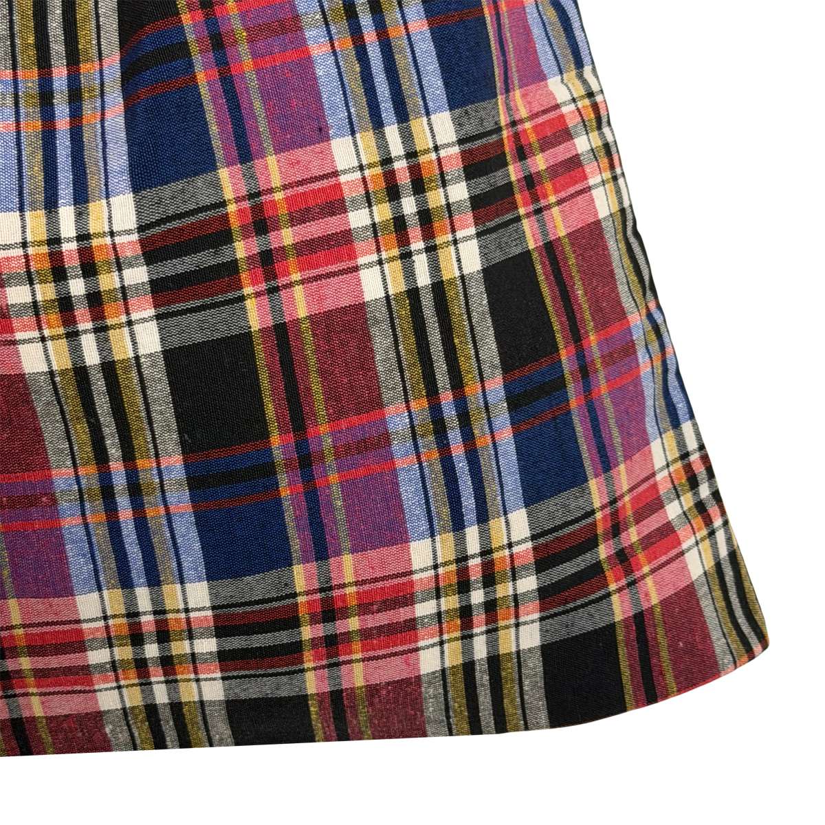 CHECKS GADDA SHOULDER BAG - PINK MULTI