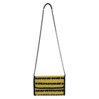 CHINDI CLUTCH BAG - YELLOW BLACK