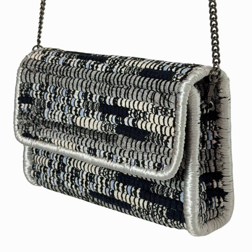CHINDI CLUTCH BAG - GREY