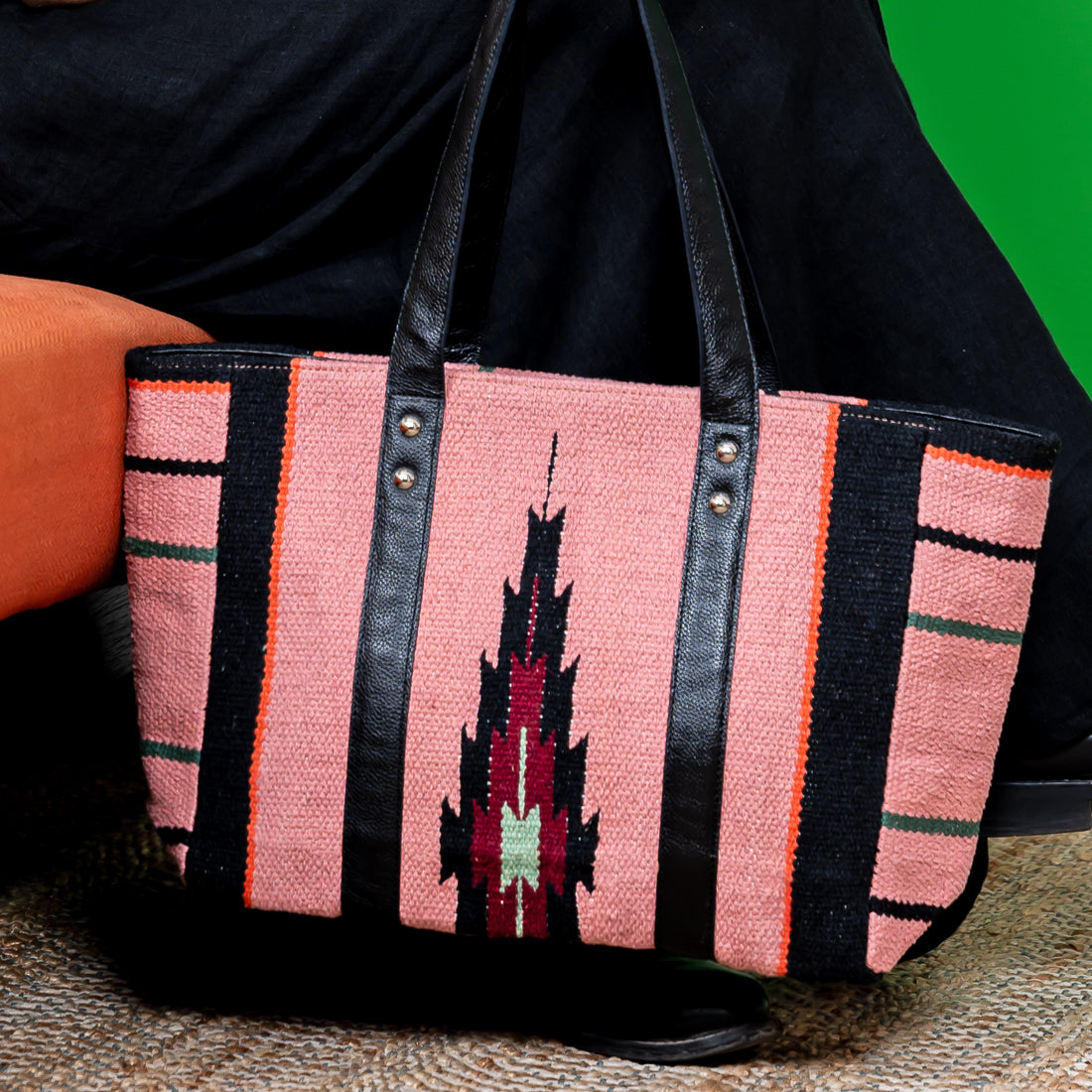 DHURRI HANDBAG - ZIPPED - 019