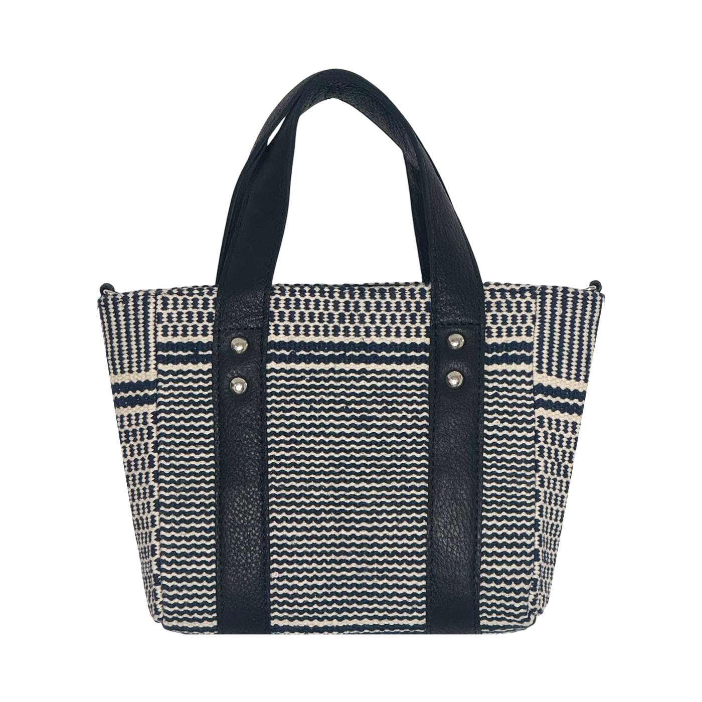 DHURRI MINI - SPST Navy & White - ZIPPED - 001