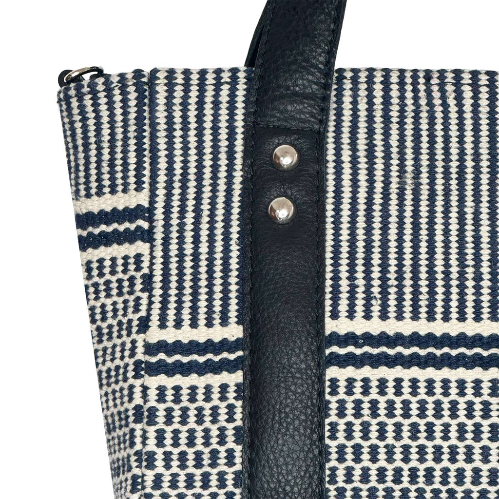 DHURRI MINI - SPST Navy & White - ZIPPED - 001