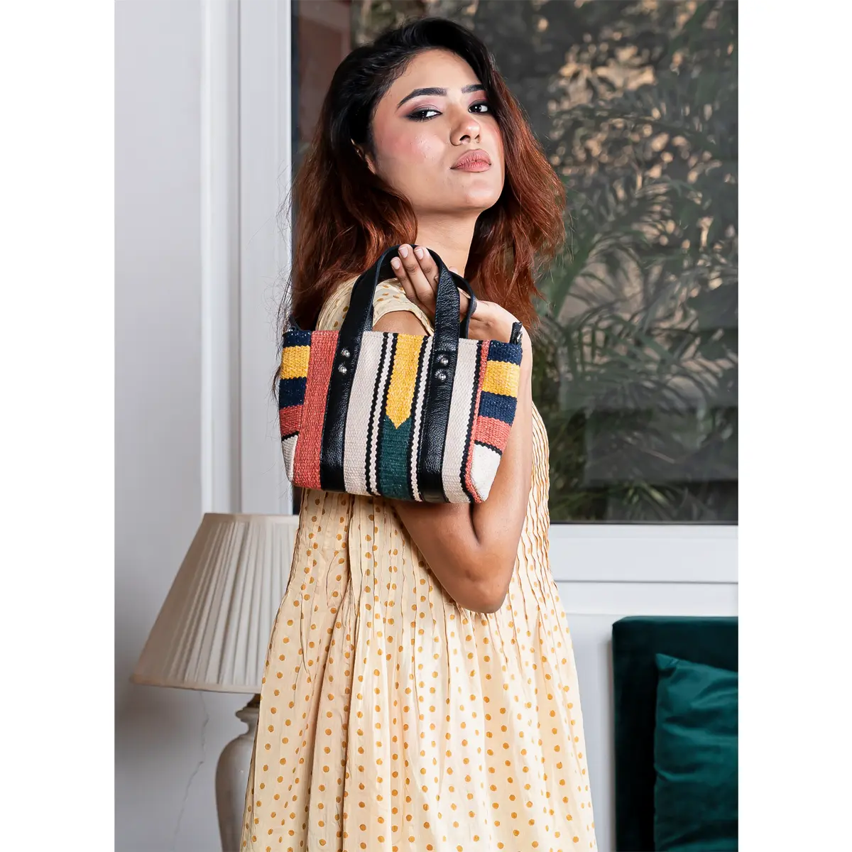 DHURRI MINI TOTE - ZIPPED - 026