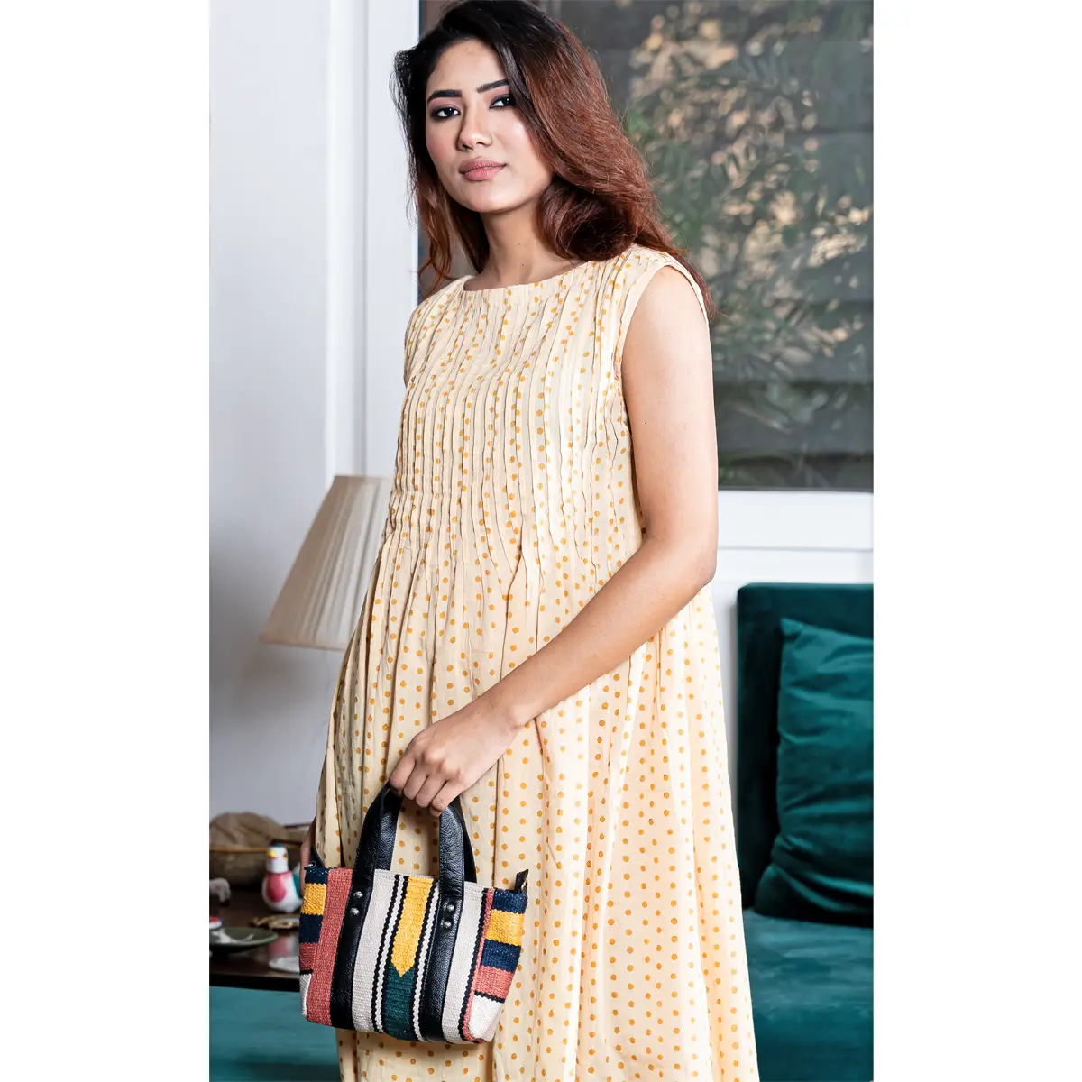 DHURRI MINI TOTE - ZIPPED - 026