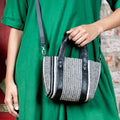 DHURRI MINI - SPST Black & White - ZIPPED - 001
