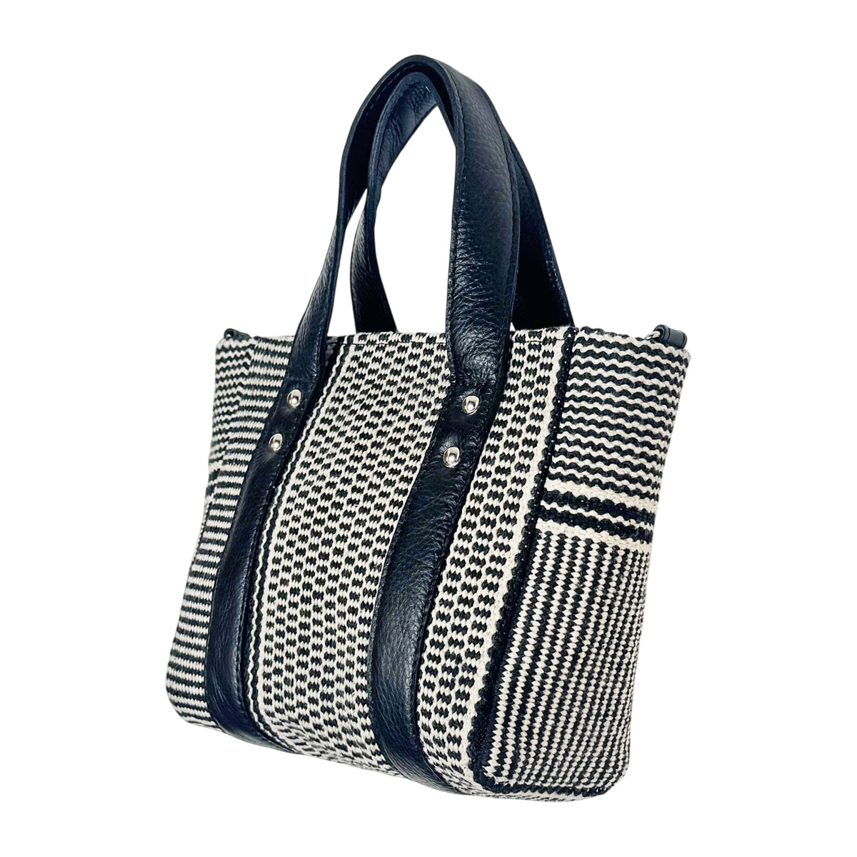DHURRI MINI SPST - Black & White - ZIPPED - 002