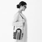 DHURRI MINI - SPST Navy & White - ZIPPED - 001