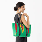 DHURRI SMALL TOTE ZIPPED - 002