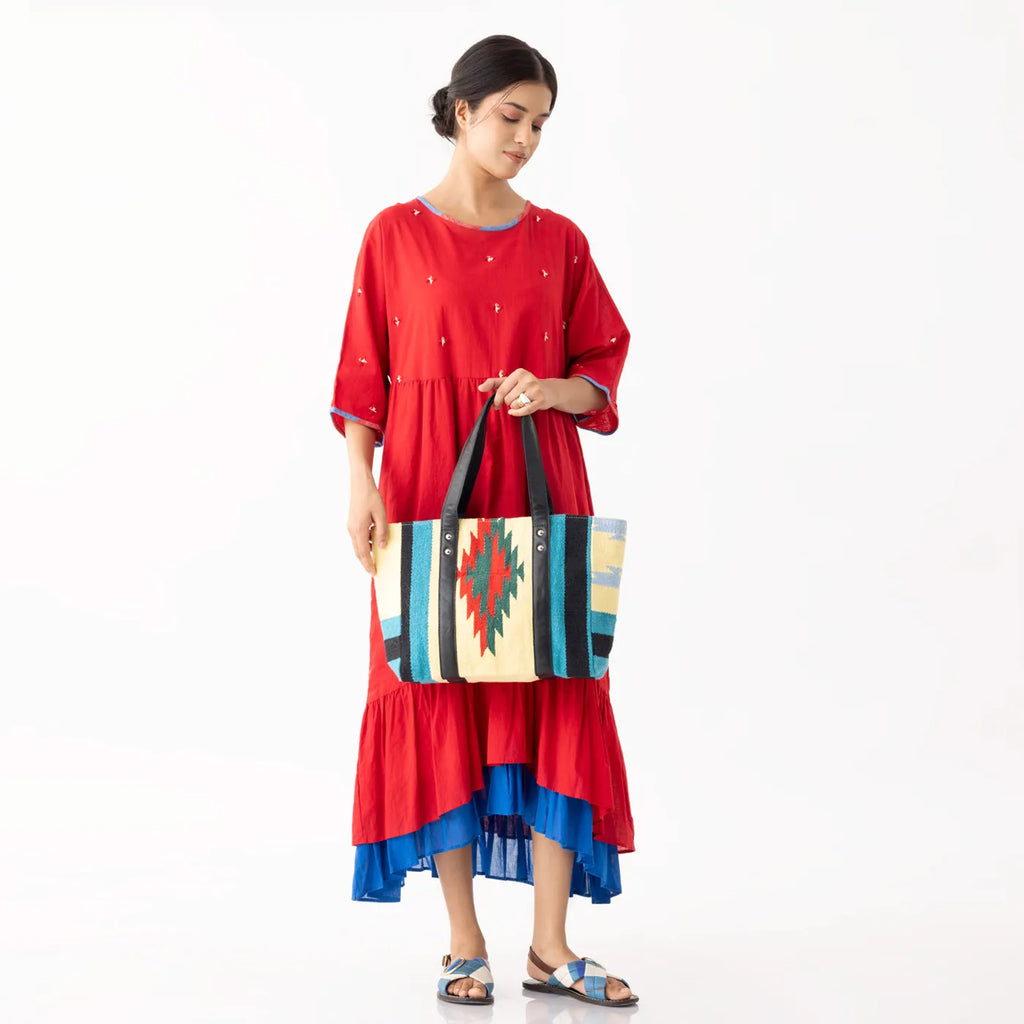 DHURRI HANDBAG - ZIPPED - 005
