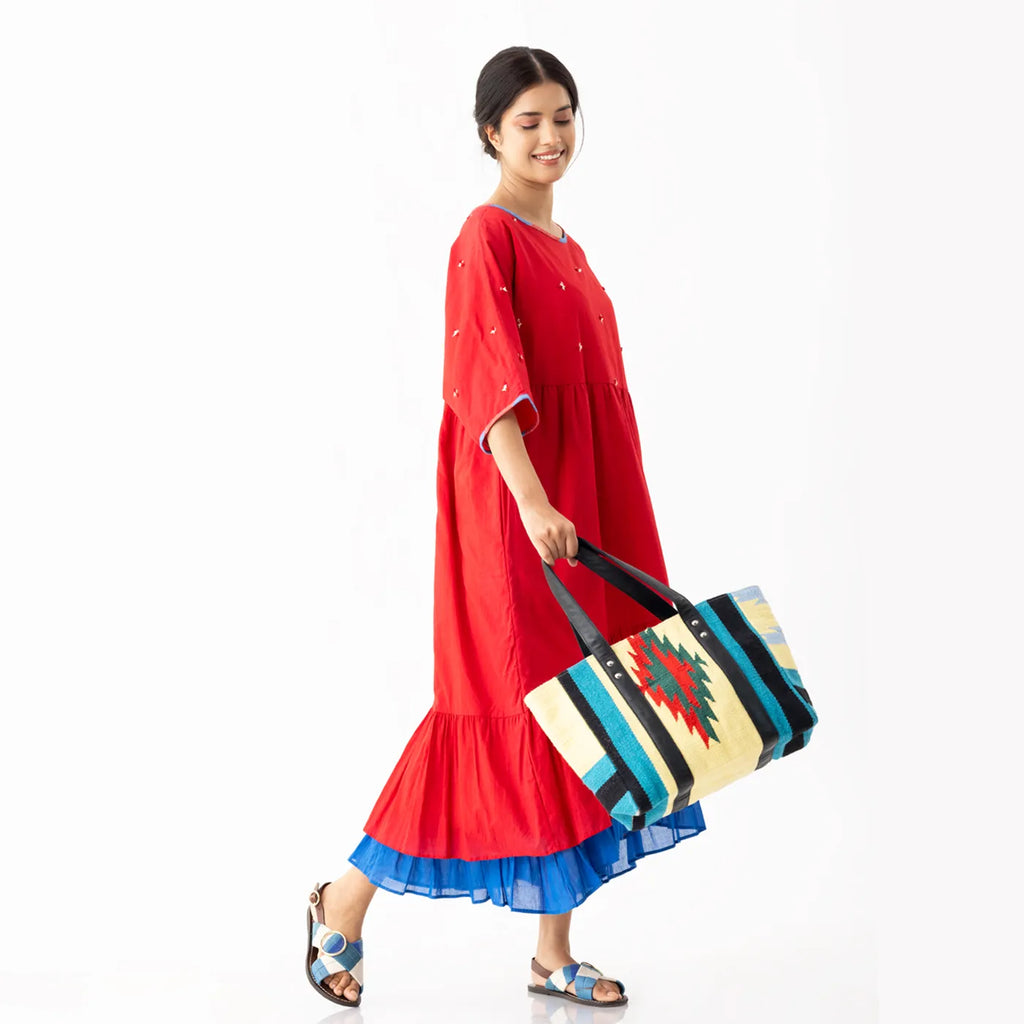 DHURRI HANDBAG - ZIPPED - 005