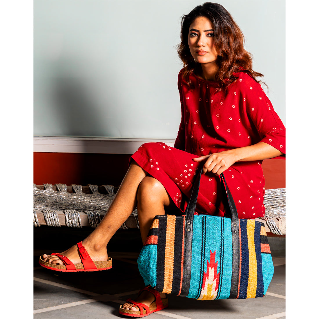 DHURRI SMALL TOTE - 001