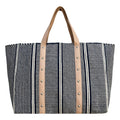 DHURRI TOTE SPST - NAVY & OFF-WHITE