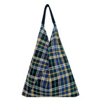 CHECKS GADDA SHOULDER BAG - BLUE