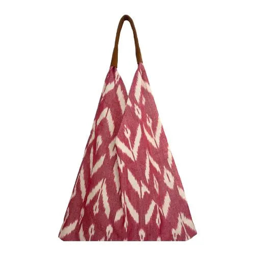 IKAT SHOULDER BAG - CHERRY