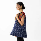 IKAT SHOULDER BAG - NAVY