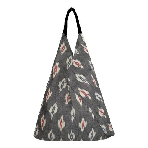 IKAT SHOULDER BAG - BLACK RED BLUE