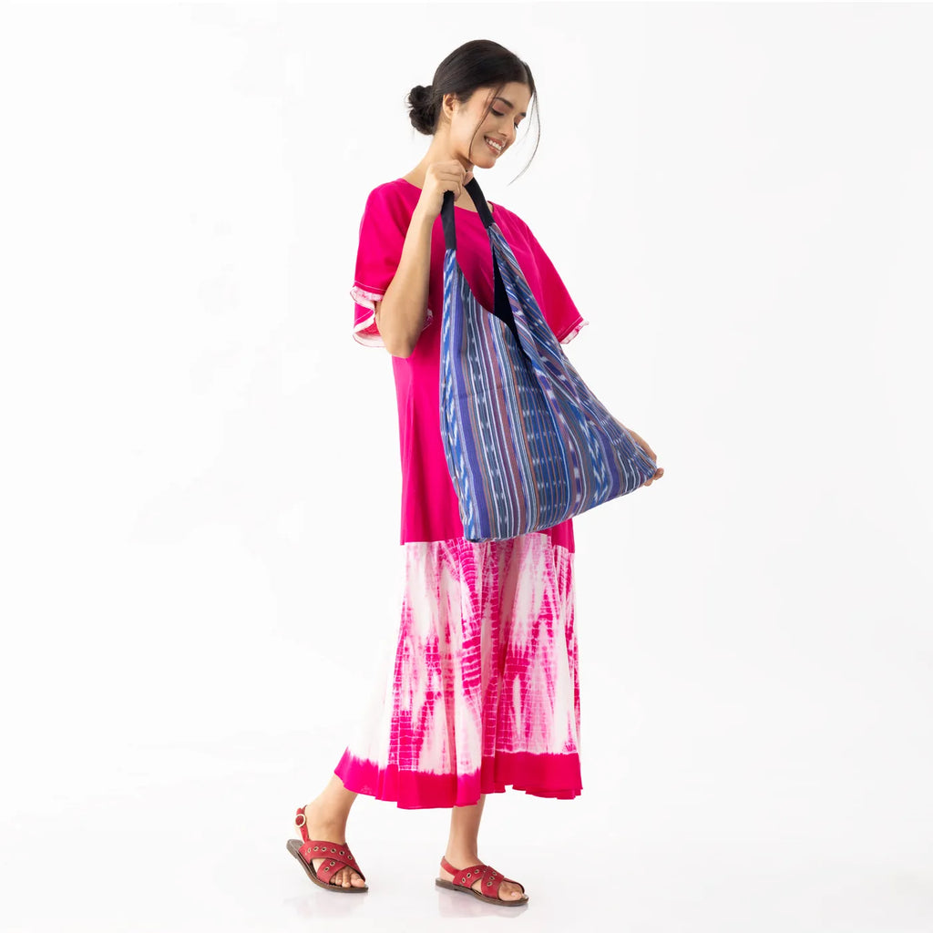 IKAT SHOULDER BAG - PURPLE MULTI