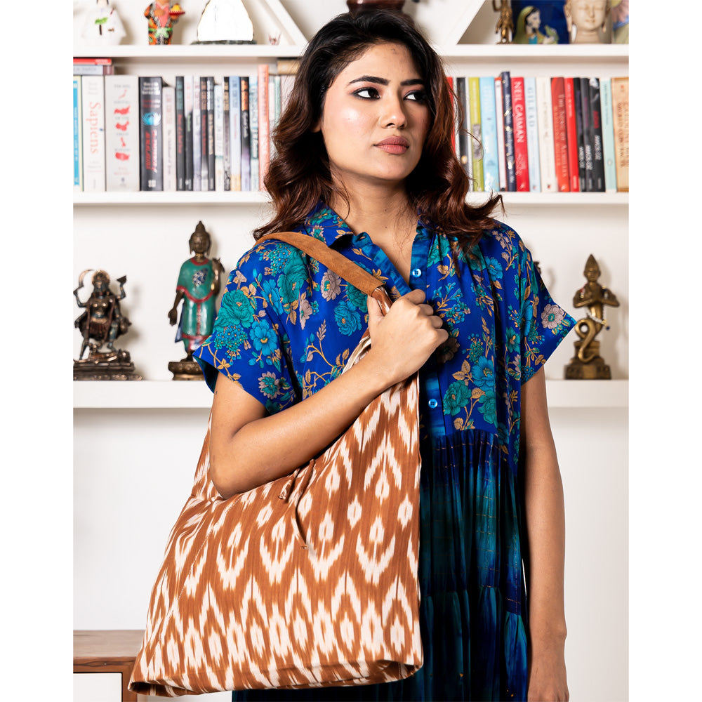 IKAT SHOULDER BAG - RUST