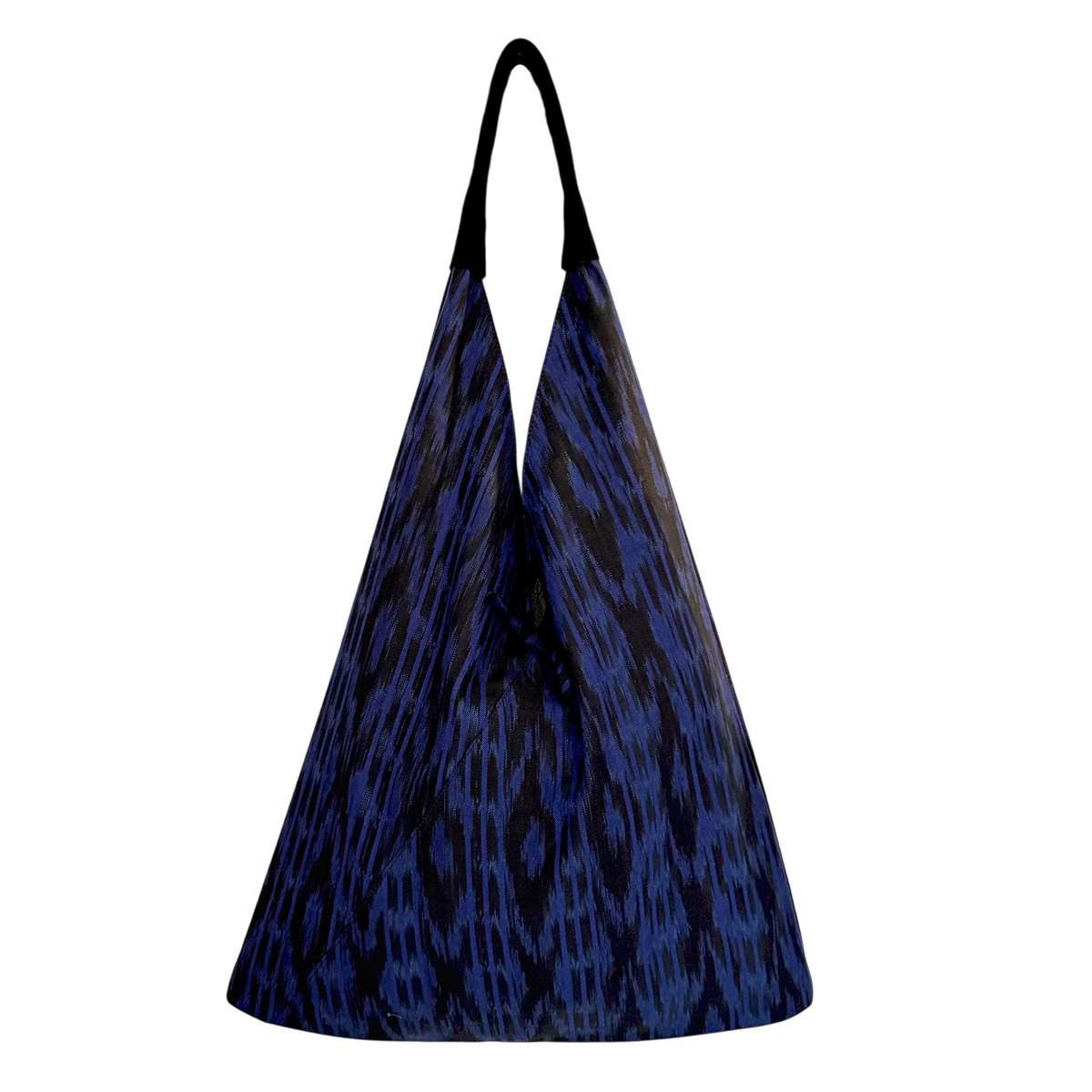 IKAT SHOULDER BAG - BLUE BLACK