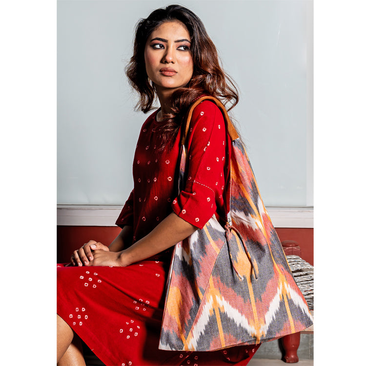IKAT SHOULDER BAG - FIRE