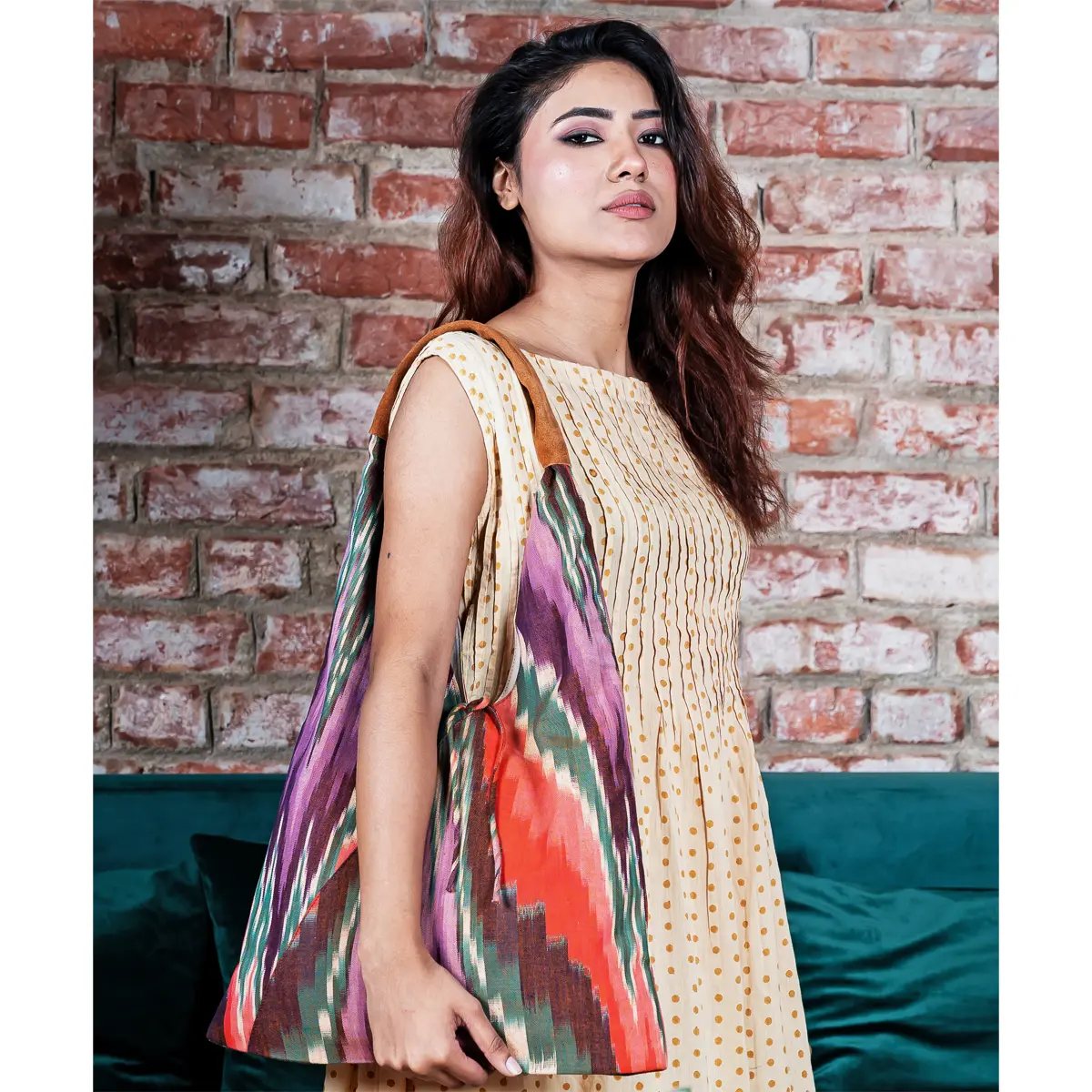 IKAT SHOULDER BAG - JUNGLE