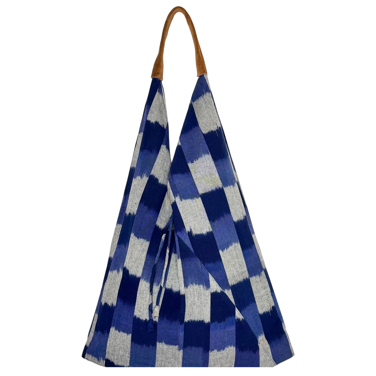 IKAT SHOULDER BAG - BLOCKY BLUES