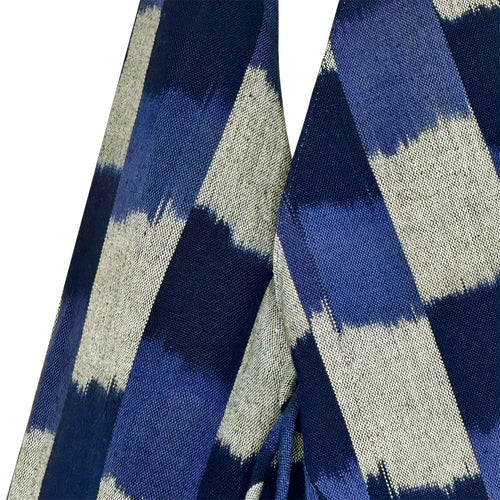 IKAT SHOULDER BAG - BLOCKY BLUES