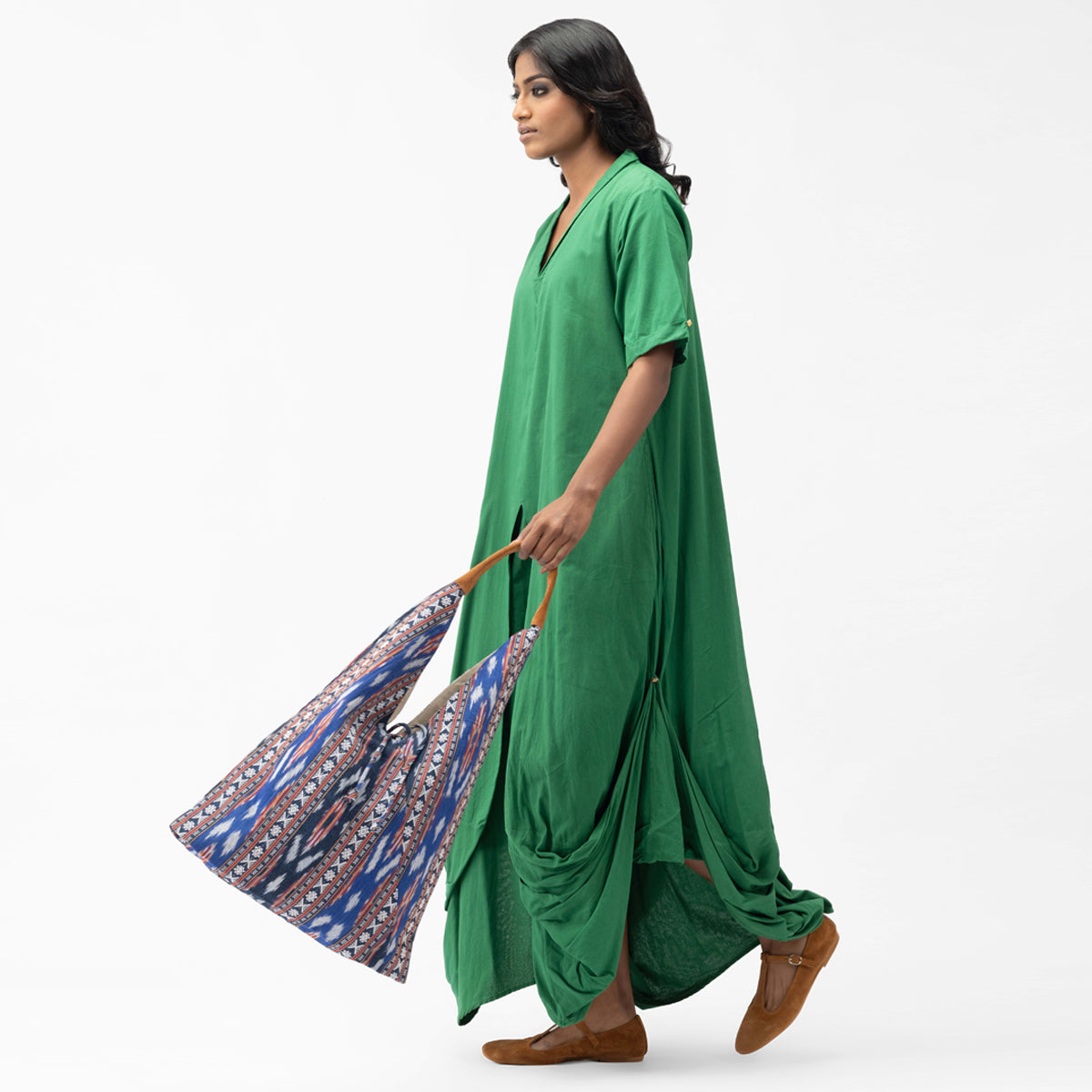 IKAT SHOULDER BAG - MULTI BLUE