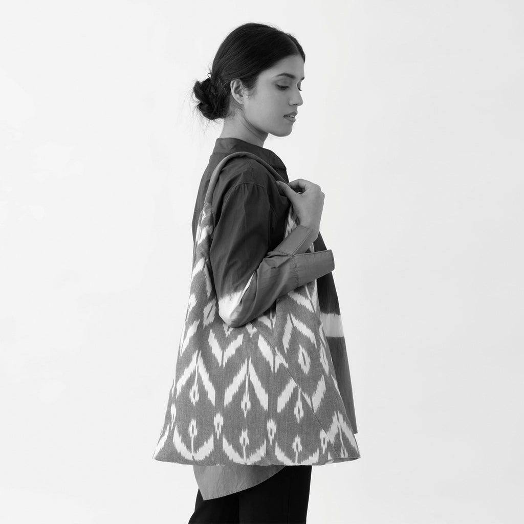 IKAT SHOULDER BAG - CHOCO