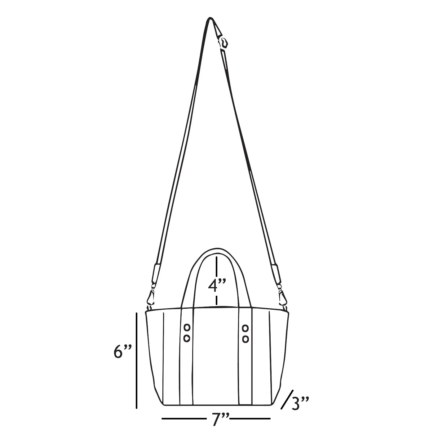 DHURRI MINI TOTE ZIPPED - 004