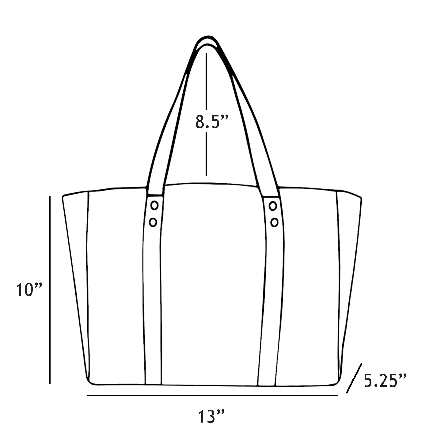 DHURRI SMALL TOTE - ZIPPED - 014