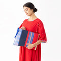 STRIPY BIG POUCH - 011