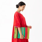 STRIPY BIG POUCH - 012