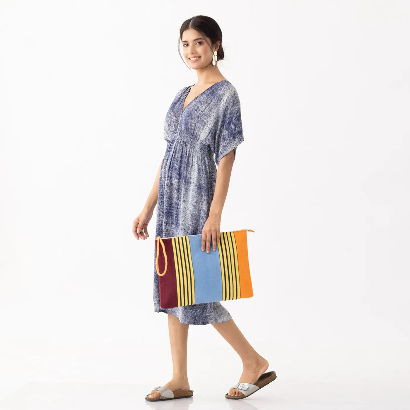 STRIPY BIG POUCH - 014