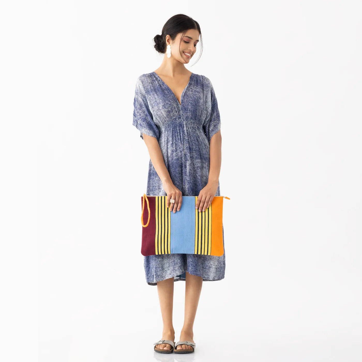 STRIPY BIG POUCH - 014