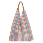 STRIPY GADDA SHOULDER BAG - BLUE RED