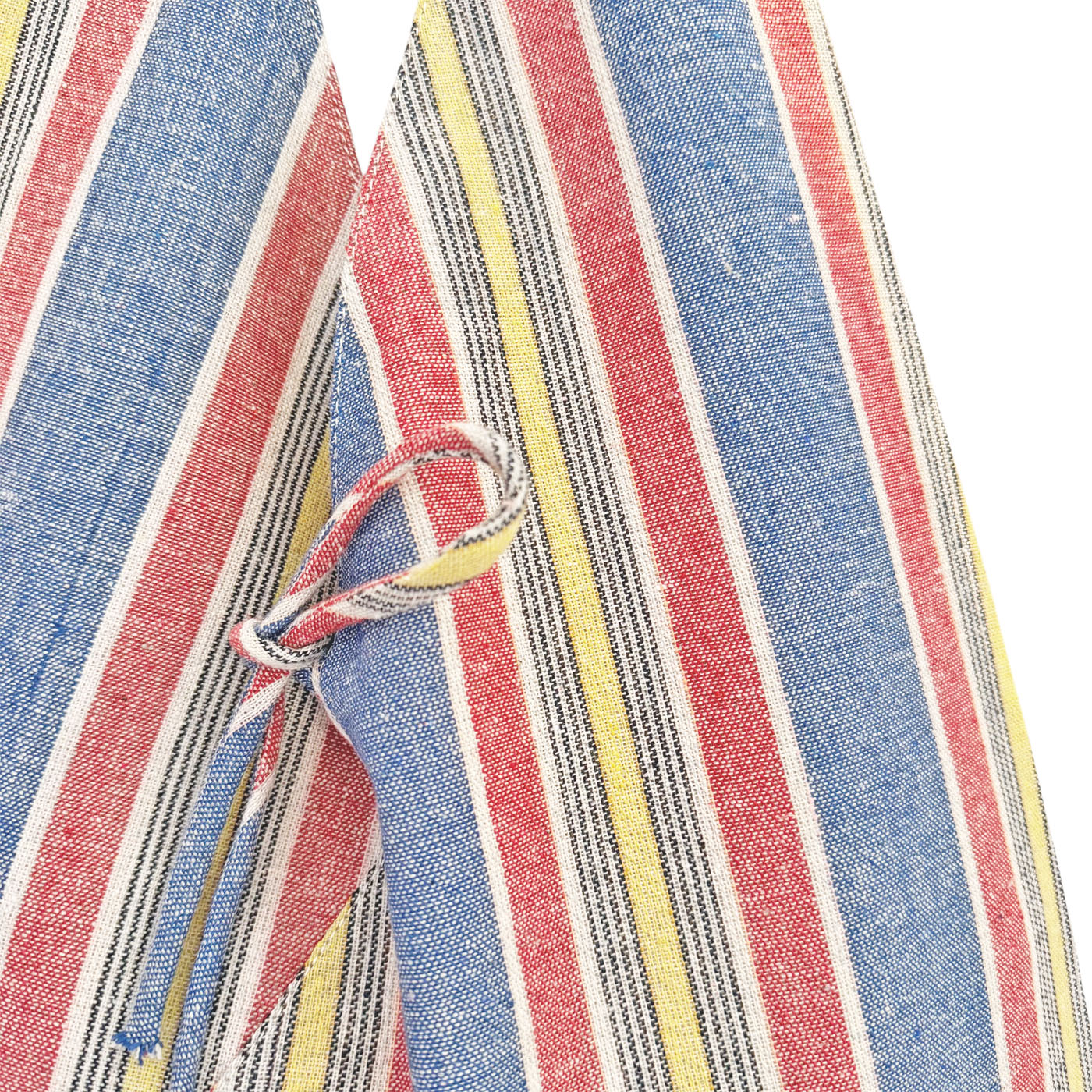 STRIPY GADDA SHOULDER BAG - BLUE RED