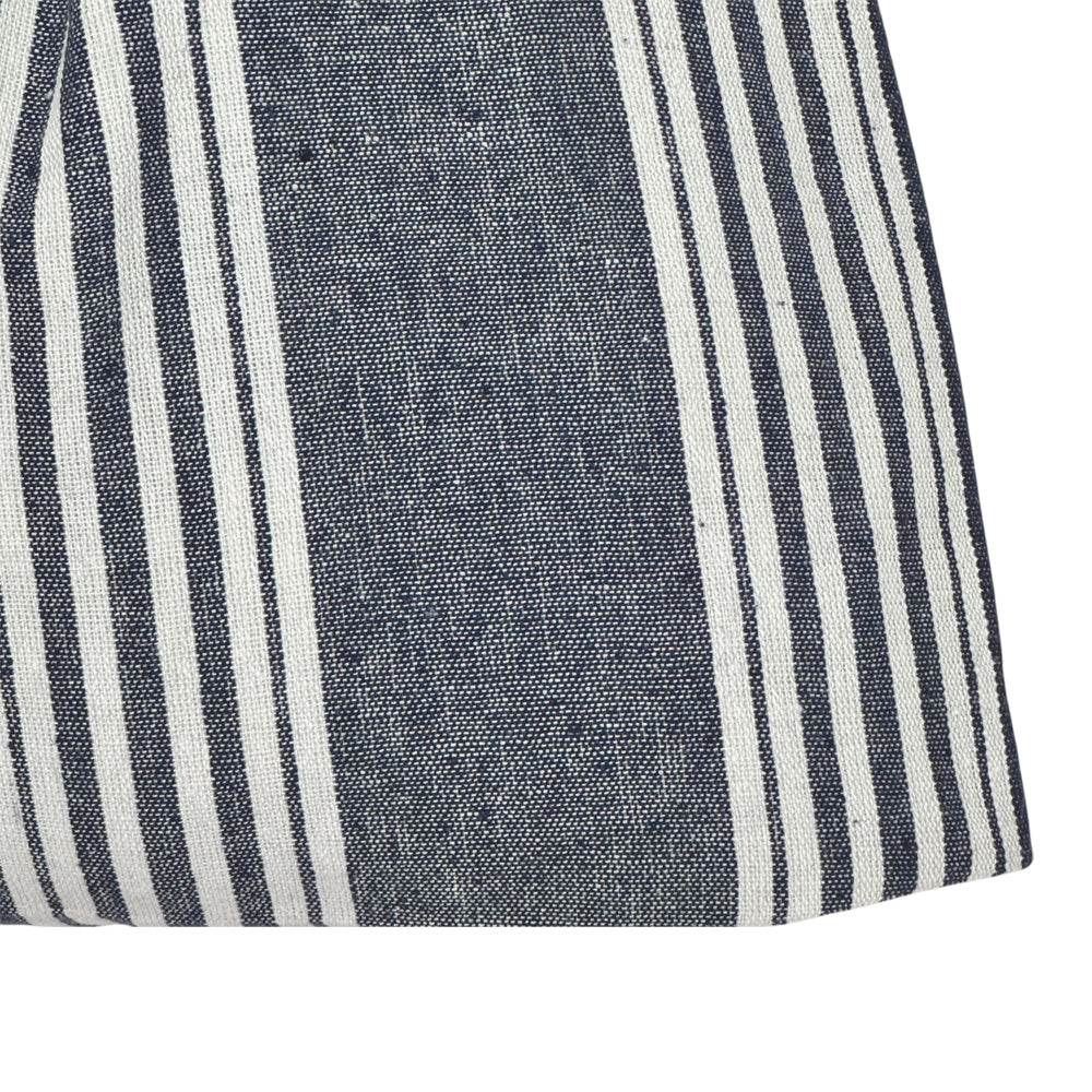 STRIPY GADDA SHOULDER BAG - Grey White