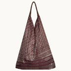 ZARI SARI SHOULDER BAG - BURGUNDY - 010