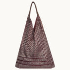 ZARI SARI SHOULDER BAG - BURGUNDY - 010