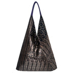 ZARI SARI SHOULDER BAG - BLACK - 011