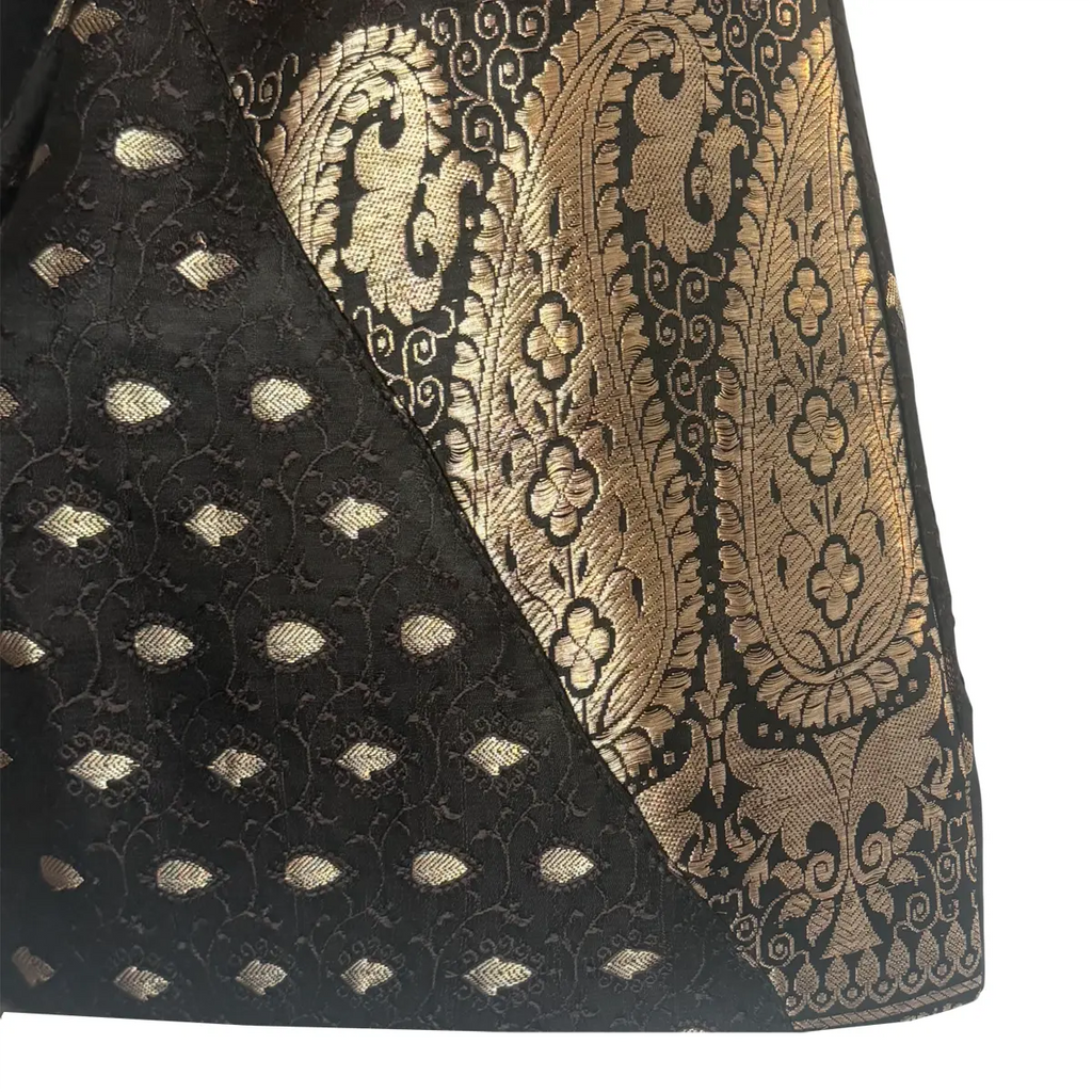 ZARI SARI SHOULDER BAG - BLACK - 015