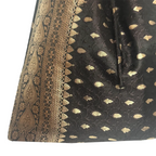 ZARI SARI SHOULDER BAG - BLACK - 015