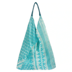 ZARI SARI SHOULDER BAG - TURQUOISE - 016