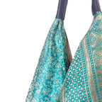 ZARI SARI SHOULDER BAG - TURQUOISE - 016